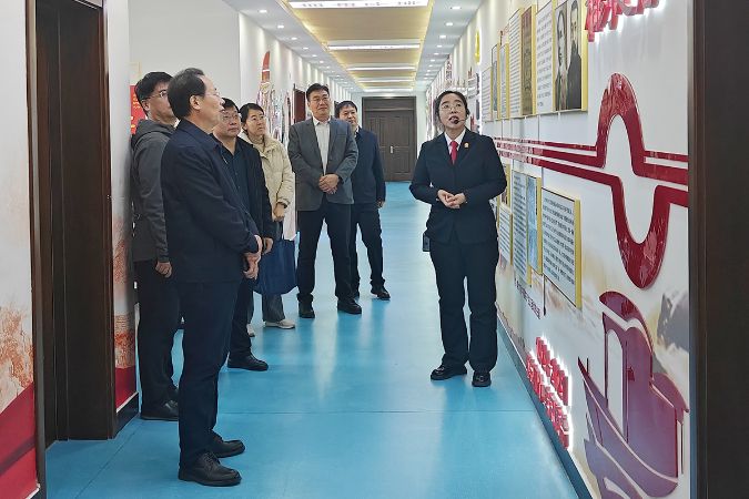市委政法委副书记刘乃斌调研陈庄法庭