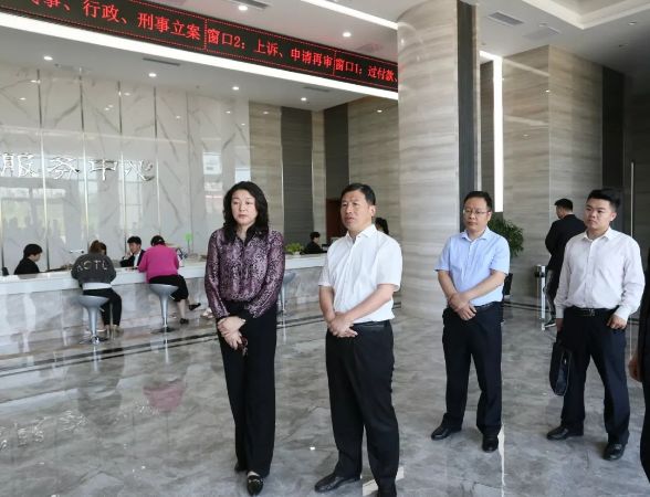 德州中院党组书记、院长孟祥刚到宁津法院检查指导工作