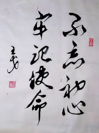 《不忘初心  牢记使命》作者：王戈